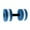 Blue, variant on Aquatic Dumbbells Set of 2 - Water Exercise Barbells for Pool Aerobics and Resistance Training - Lightweight Foam Fitness Supplies for Swimming Workouts (Red)