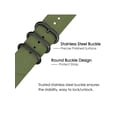 thumbnail image 4 of Fintie Band Compatible with Garmin Fenix 5X Plus/Tactix Charlie Watch, 26mm Premium Woven Nylon Adjustable Replacement Strap Compatible with Fenix 5X/3/3 HR Smartwatch, 4 of 7