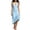 Light Blue, variant on YuXingFu Vacation Dresses for Women Maxi V-Neck Plus Size Womens Dress Sleeveless Solid Color Long Casual Summer Yellow S