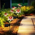 thumbnail image 1 of Solar Powered Daffodil Garden Stake Lights Outdoor Courtyard Lawn Landscape Decor Waterproof Ambient Lighting, 1 of 6