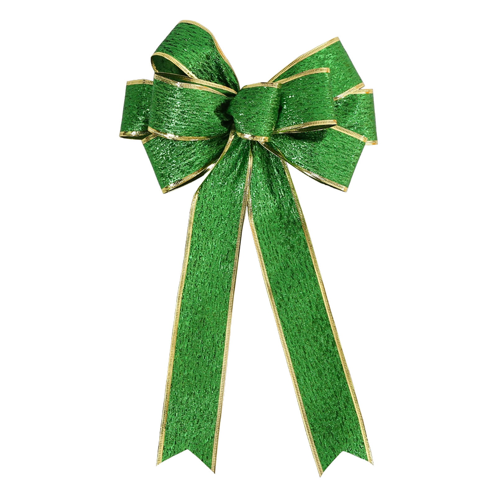 5cm Satin Bows Self Adhesive Light Green 