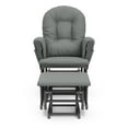 thumbnail image 4 of Storkcraft Hoop Infant Nursery Glider and Ottoman, Gray with Gray, 4 of 17