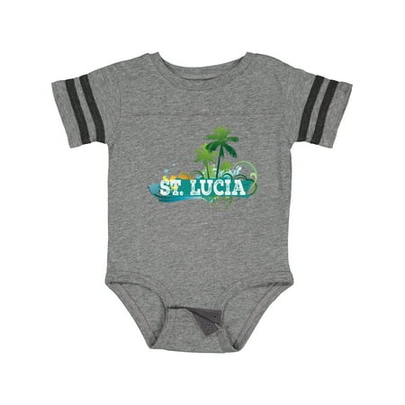 

Inktastic St Lucia Vacation Cruise Trip Boys or Girls Baby Bodysuit