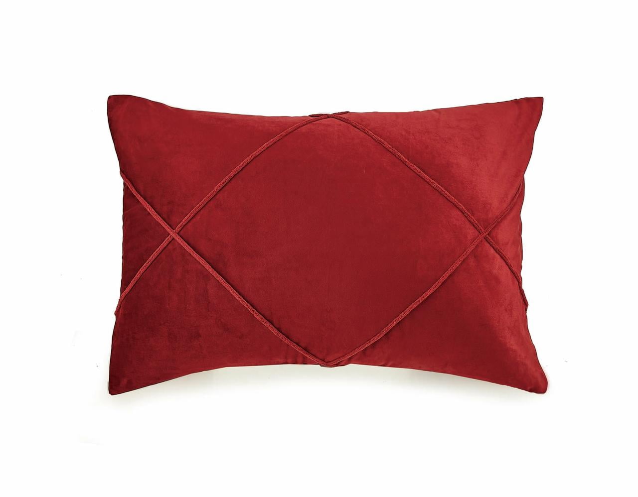 Better Homes & Gardens Embroidered Velvet 3pc Set Full/Queen Red