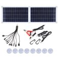 thumbnail image 1 of Panel solar flexible NikouMX Cargador solar 30 W Plegable, 1 of 8