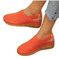 thumbnail image 6 of Hurxie Shoes for Women Clogs Sandals: Comfortable Closed Toe Wedge Shoes Sling-Back Walking Mules with Arch Support Orange 43, 6 of 6