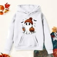 thumbnail image 5 of KPOPLK Snap-Front Hoodie 132% Organic Cotton Baby Boys, Girls(8-9 Years,White), 5 of 7