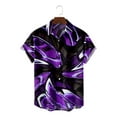 thumbnail image 2 of Chemise d'Été 2022 à Manches Courtes Imprimée 3D Sans Risque Tendance Nationale pour Hommes 052, 2 of 5