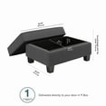 thumbnail image 4 of Bush Home Stockton Storage Ottoman, 4 of 11