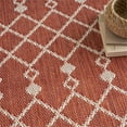 thumbnail image 6 of Pemberly Row Contemporary 7' x 10' Fabric Terracotta Area Rug, 6 of 13