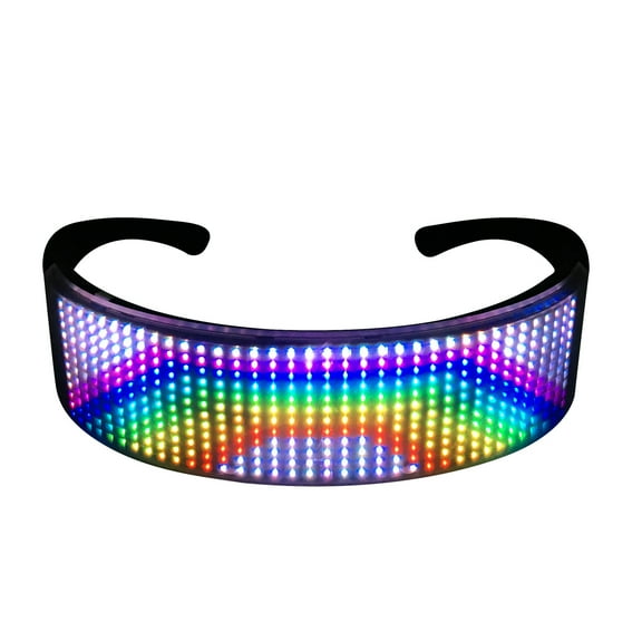Glasses,Led Diy 22 Mode Party Animations 20 Pictures Bt Led Diy Led Bt Led 22 Animations 20 Party Rave Pictures Mode Party Rave Rave Festival Zdhf Rookin