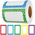 thumbnail image 1 of LEEYNEER 1 Roll of Sorting Tag Stickers Colorful Name Tag Labels Self-adhesive Label Stickers, 1 of 8