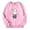 R111-Pink, variant on RMGVDSD Girls Crewneck Sweatshirt Cute Graphic Pullover Tops Autumn Winter Long Sleeve Sweatshirts Loose Fit Casual Shirt Dailywear Kids Sweatshirt 7-8 Years