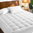 thumbnail image 1 of Protector de Colchón Bare Home Algodón Transpirable Twin XL 21' Blanco, 1 of 9