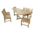 thumbnail image 2 of Anderson Teak Bahama Sahara 9-Pieces Rectangular Dining Set-Size:10', 2 of 3