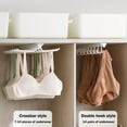 thumbnail image 5 of Donemore Hooks Hangers Space Saving, Home Wardrobe Slide Pull-out Hanger, Holder Organizer and Storage for Tie, Scarf, Tank Top, etc, 5 of 6