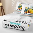 thumbnail image 4 of Erosebridal Kids Camping Quilt Full For Camper Gifts,Rustic Farmhouse Adventure Full Bedspread Sets For Boys,3 Pieces, 4 of 7