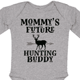 thumbnail image 4 of Inktastic Mommy Hunting Buddy Archery Boys or Girls Long Sleeve Baby Bodysuit, 4 of 5