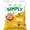 Simply Smartfood White Cheddar Flavor Popcorn Snack Chips, 1.725oz Bag