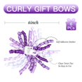 thumbnail image 2 of Gift Bows LIZLOVESS, juego de 6 unidades, autoadhesivos satinados morados, 6 pulgadas, 2 of 6