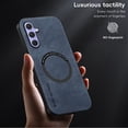 thumbnail image 3 of Allytechgroup Galaxy A14 5G Case, Magsafe Compatible Shockproof Vintage PU Leather Mangetic Back Cover Anti-Scratch Phone Case for Samsung Galaxy A14 5G, Blue, 3 of 10