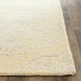 thumbnail image 3 of SAFAVIEH Bella Glenna Abstract Wool Area Rug, Beige/Silver, 6' x 6' Square, 3 of 5