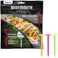 thumbnail image 1 of GoSports 3.25” Widemouth Golf Tees 60 Tee Player’s Pack Max Distance and Easier Teeing, 1 of 5