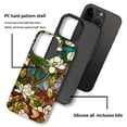 thumbnail image 4 of FKBRCL4U Compatible with iPhone 12 Pro Max Glossy Case, Stained Glass Window White Magnolia Blossoms Pattern for Girl Full Body Design Soft Silicone Drop Shock Scratch Protection, 4 of 7