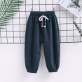 thumbnail image 5 of XBASW 2-7 Years Boys Girls Soft Loose Harem Pants Toddler Baby Casual Light Sweatpants Kids Elastic Waist Trousers for Summer, 5 of 7