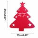 thumbnail image 2 of Fiudx Decoraciones navideñas para interiores Juego de cuchillos y tenedores con forma de árbol de Navidad Juego de vajilla navideña Juego de bolsas de almacenamiento Coster para vajilla navideña, 2 of 2