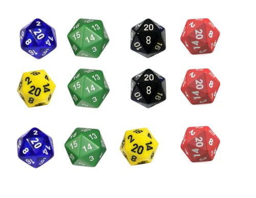 D2 dice edible Cupcake toppers Set of 12 Twelve 2 inch Rounds - Walmart.com