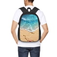 thumbnail image 4 of Fotbe Tropical Beach With Starfish Mochila para Hombre y Mujer - Tela Oxford 600D Resistente - Mochila Impermeable de Gran Capacidad para Escuela, Viajes y Senderismo, 4 of 6
