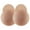 ALMOND, variant on Reusable 100% Silicone Breast Stick-on Adhesive Nipple Cover Pasties with Lift Tab