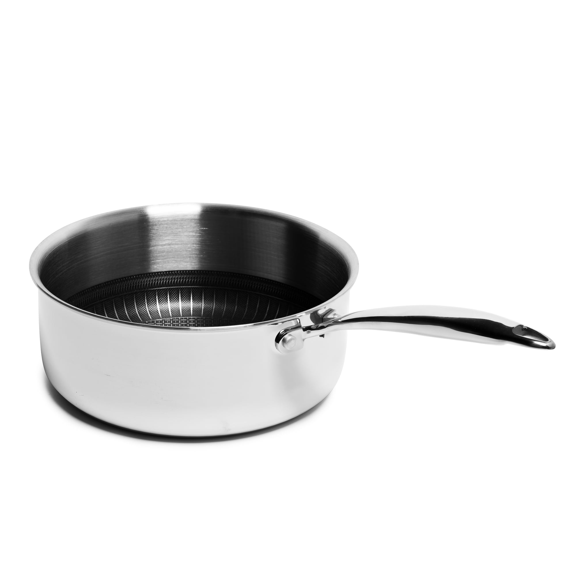 LEXI HOME Diamond Tri-ply 4.8 QT. Stainless Steel Nonstick Casserole Soup  Pot with Glass Lid LB5569 - The Home Depot