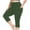Army Green #2, variant on XWSHYW Joggers for Women Women Quick Drying Tight Fitting Fashionable Elastic Fitness Pants with Split Leg Yoga Pants