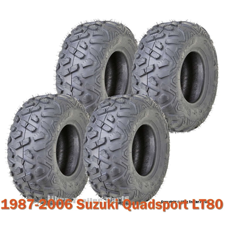 1987-2006 Suzuki Quadsport LT80 Set of 4 Sport ATV Tires by WANDA