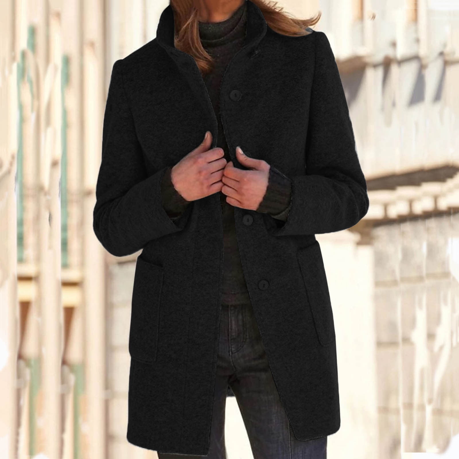 BouclÃ© wool-blend jacket