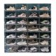thumbnail image 5 of Caja de zapatos de acrílico totalmente transparente, bolsa de bloques de construcción para muñecas, zapatos de baloncesto, caja de almacenamiento hecha a mano, plástico antioxidante, completamente, 5 of 5
