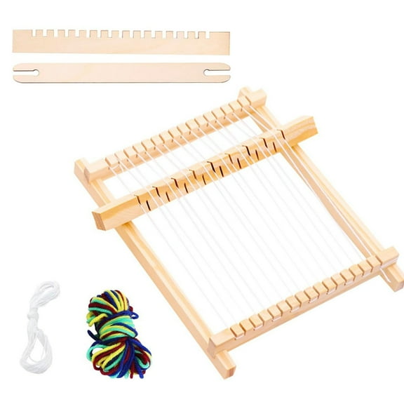 Natural Handcraft Loomed Set Easy Setups for Adults Kids Crafting Sturdy Sustainable Materials