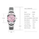 thumbnail image 2 of CHENXI Reloj de Cuarzo clásico para Mujer Reloj de Pulsera de Moda para Mujer con Banda de Acero sólido Puntero Luminoso Resistente al Agua hasta 3 ATM para Uso Diario y de Negocios, 2 of 8