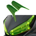 thumbnail image 1 of Paquete de 2 protectores de cubierta de lente de luz de lámpara de cabeza para CBR650R 2019-2021 Verde Sharpla Escudo de faro, 1 of 8