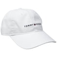 thumbnail image 1 of Gorra de béisbol con el logotipo de Tommy Hilfiger para hombre, color blanco, 1 of 1