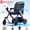 Red, variant on PAISEEC Foldable Electric Transport Wheelchair with Rollator Walker Combo, AI Smart Safety, Airline Approved, 300 lb Limit