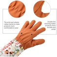 thumbnail image 4 of Jardinería guantes de piel de rosa extensión femenina guantes profesionales rosas poda jardín madre y abuela regalo jardinería (marrón) Zefei Wu 9024735019473, 4 of 5