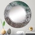 thumbnail image 2 of DESIGN ART Designart 'Sea Waves With Foam Breaking At The Shore' Nautical & Coastal Printed Wall Mirror 20in.x30in., 2 of 5