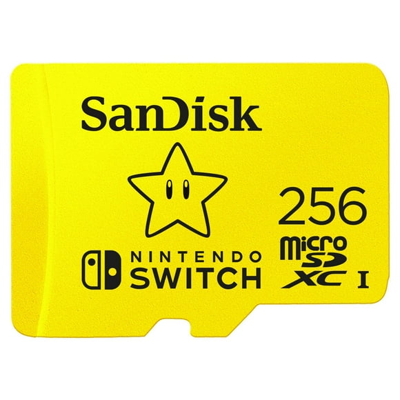 Carte SanDiskMD microSDXCMC pour Nintendo&nbsp;SwitchMC de 256&nbsp;Go MicroSDXC 256Go