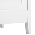 thumbnail image 6 of Modern 6 Drawer Chest, Solid Wood White Painted  with Smooth Sliding Drawers, for Bedroom Living Room Entryway Storage, 6 of 7