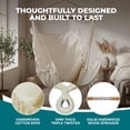 thumbnail image 4 of Bliss Hammocks Tahiti Fabric Hammock Chair with Spreader Bar and Hardware, Natural, 4 of 13