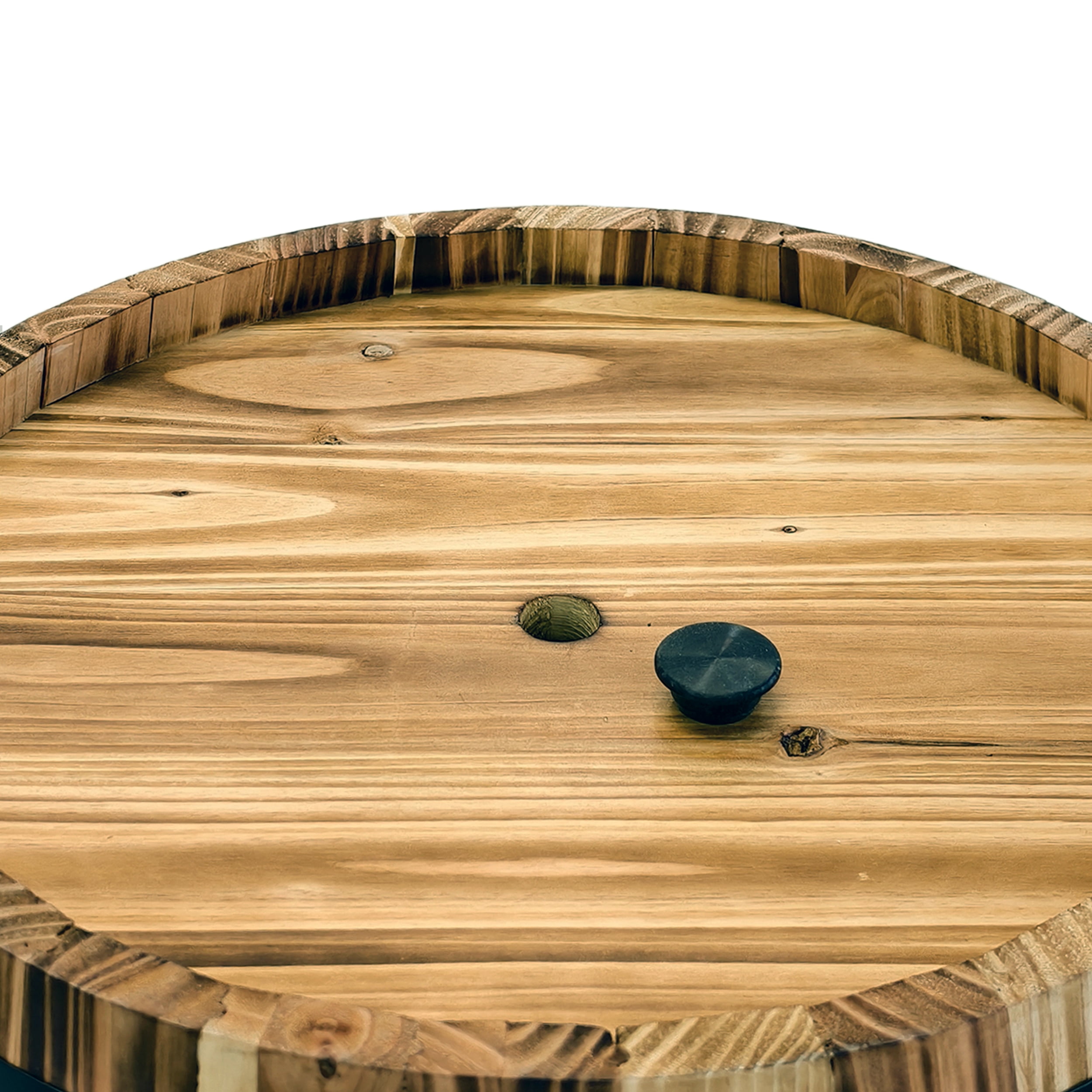 Luxury 20" Real Wood Whiskey Barrel Planter Set of 3 - Carbonized Fir Wood, Weather Resistant, Indoor/Outdoor Flower Pots for Garden Patio - Includes 3-Piece Professional Gardening Tool Kit