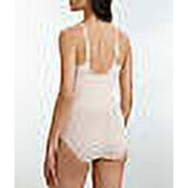 Women's Maidenform DMS097 Lace Tame Your Tummy Bodysuit (White